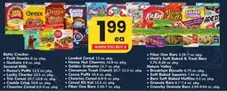 ACME Betty Crocker Fruit Snacks 8 oz. pkg., Gushers 4.8 oz. pkg., General Mills Reese's Puffs 11.5 oz. pkg., Lucky Charms 10.5 oz. offer