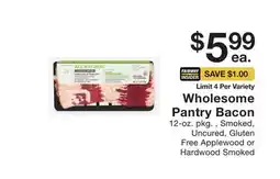 Fairway Store Market Wholesome Pantry Bacon offer