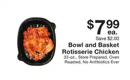 Fairway Store Market Bowl and Basket Rotisserie Chicken offer