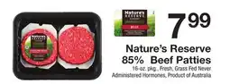 The Fresh Grocer 85% Beef Patties offer