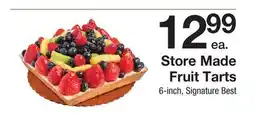 The Fresh Grocer Store Made Fruit Tarts offer