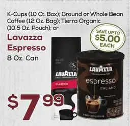 DeCicco & Sons Lavazza Espresso 8 Oz. Can offer