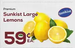 DeCicco & Sons Premium Sunkist Large Lemons offer