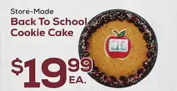 DeCicco & Sons Back To School Cookie Cake offer