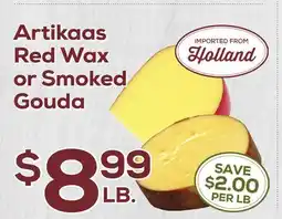 DeCicco & Sons Artikaas Red Wax or Smoked Gouda offer