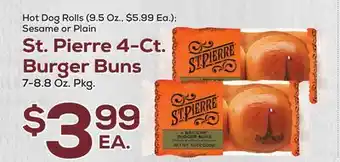 DeCicco & Sons St. Pierre 4-Ct. Burger Buns offer