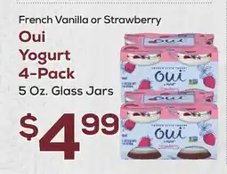 DeCicco & Sons Oui Yogurt 4-Pack offer
