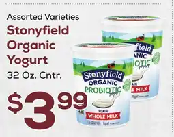 DeCicco & Sons Stonyfield Organic Yogurt offer