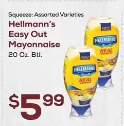 DeCicco & Sons Hellmann's Easy Out Mayonnaise offer