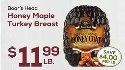 DeCicco & Sons Boar's Head Honey Maple Turkey Breast offer