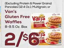 DeCicco & Sons Van's Gluten Free Waffles 8-9.5 Oz. Box offer