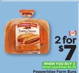 Weis Markets Pepperidge Farm Buns offer