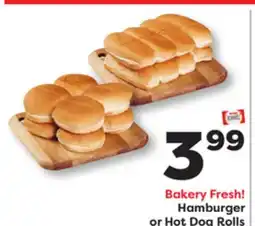 Weis Markets Hamburger or Hot Dog Rolls offer