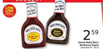 Weis Markets Sweet Baby Ray's Barbecue Sauce offer