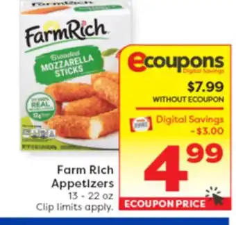 Weis Markets Farm Rich Appetizers offer