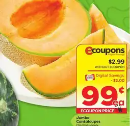 Weis Markets Jumbo Cantaloupes offer