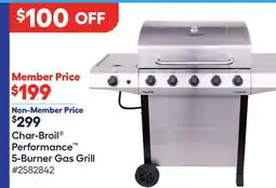 Lowe's Performance 5-Burner Gas Grill offer