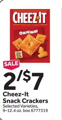 Stop&Shop Cheez-It Snack Crackers offer
