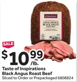 Stop&Shop Taste of Inspirations Black Angus Roast Beef offer