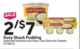 Stop&Shop Kozy Shack Pudding offer