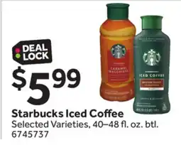 Stop&Shop Starbucks Iced Coffee offer