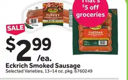 Stop&Shop Eckrich Smoked Sausage offer