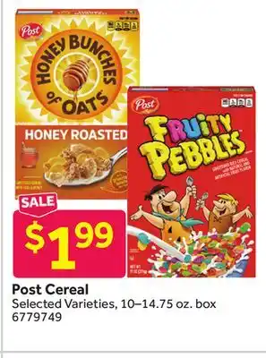 Stop&Shop Post Cereal offer