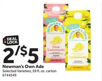 Stop&Shop Newman's Own Ade offer