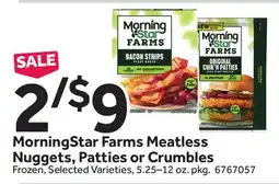 Stop&Shop MorningStar Farms Meatless Nuggets, Patties or Crumbles offer