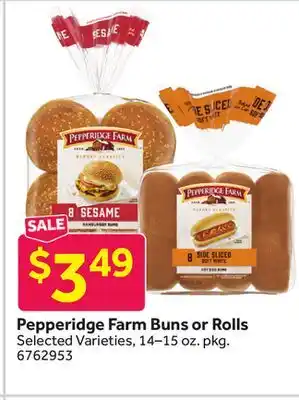 Stop&Shop Pepperidge Farm Buns or Rolls offer