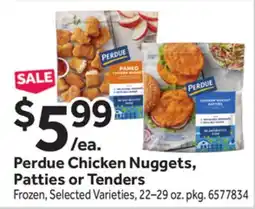 Stop&Shop Perdue Chicken Nuggets, Patties or Tenders offer