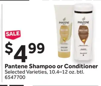 Stop&Shop Pantene Shampoo or Conditioner offer