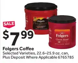 Stop&Shop Folgers Coffee offer