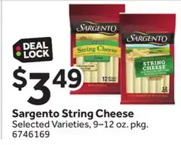 Stop&Shop Sargento String Cheese offer
