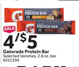 Stop&Shop Gatorade Protein Bar offer