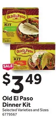Stop&Shop Old El Paso Dinner Kit offer