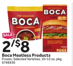 Stop&Shop Boca Meatless Products offer