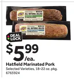 Stop&Shop Hatfield Marinated Pork offer