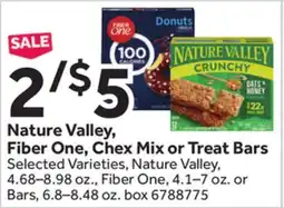 Stop&Shop Nature Valley, Fiber One, Chex Mix or Treat Bars offer