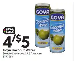 Stop&Shop Goya Coconut Water offer