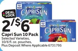 Stop&Shop Capri Sun 10 Pack offer