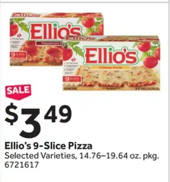 Stop&Shop Ellio's 9-Slice Pizza offer