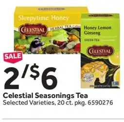 Stop&Shop Celestial Seasonings Tea offer