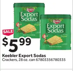Stop&Shop Keebler Export Sodas Crackers offer