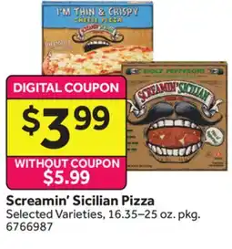 Stop&Shop Screamin' Sicilian Pizza offer