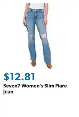 Sam's Club Seven7 Women's Slim Flare Jean offer