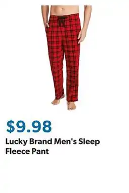 Sam's Club Lucky Brand Men's Sleep Fleece Pant offer