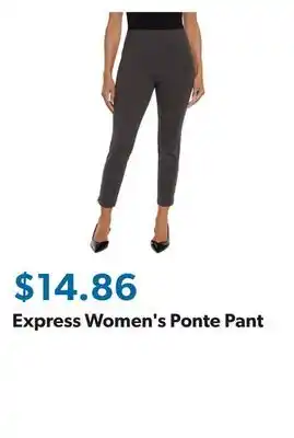 Sam's Club Express Women's Ponte Pant offer