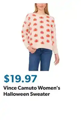 Sam's Club Vince Camuto Women's Halloween Sweater offer