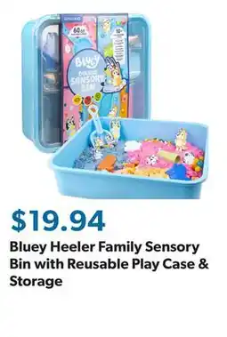 Sam's Club Bluey Heeler Family Sensory Bin with Reusable Play Case & Storage offer